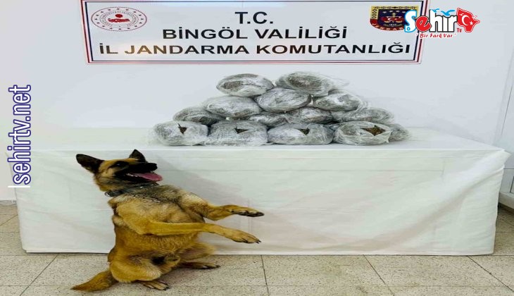 Bingöl’de 8 kilo uyuşturucu ele geçirildi