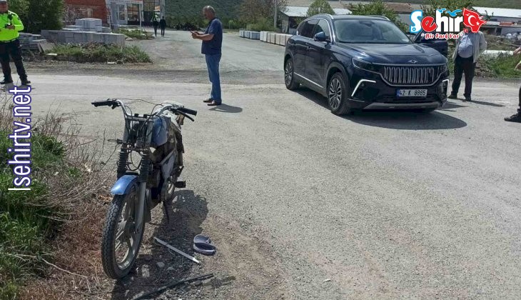 Konya’da motosiklet ile cip çarpıştı: 1 yaralı