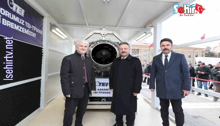 Vali Aksoy ve Prof. Dr. Mahmut Faruk Akşit milli motorları inceledi