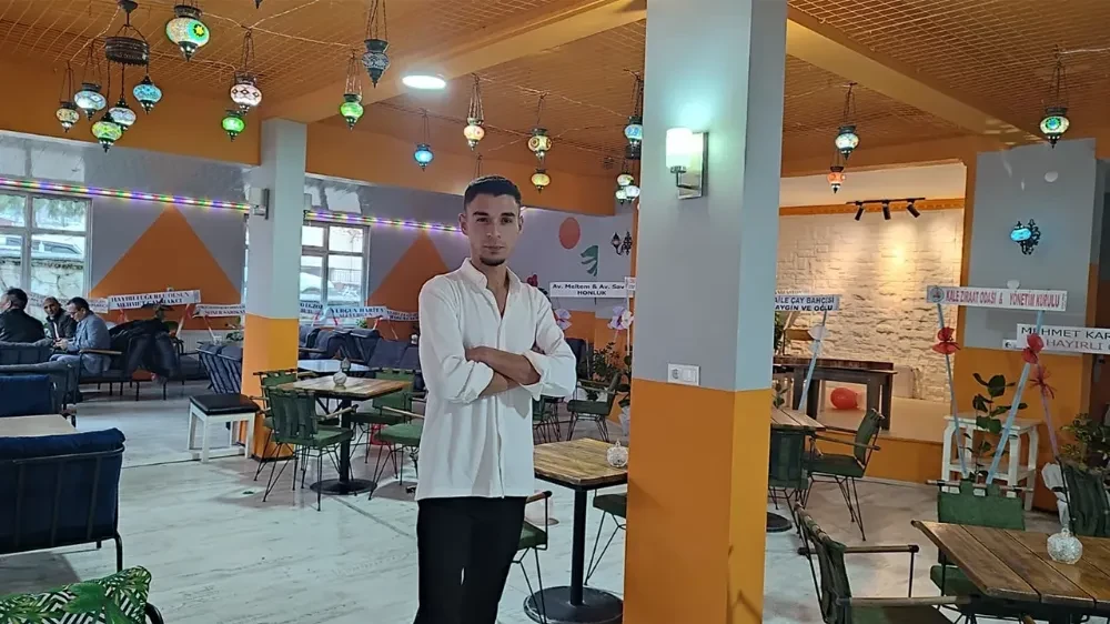 Kale’nin en büyük kafe ve aile çay bahçesi hizmete girdi