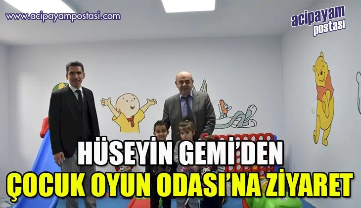 Hüseyin Gemi, Oyun Odası Kursunu ziyaret
                    etti