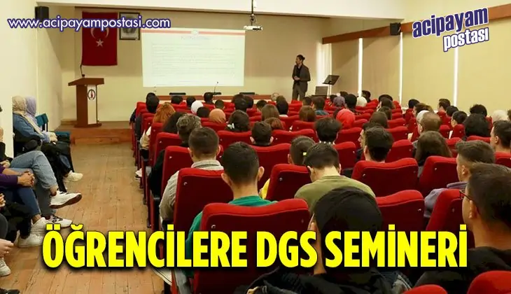 Simav MYO
                    öğrencilerine DGS semineri