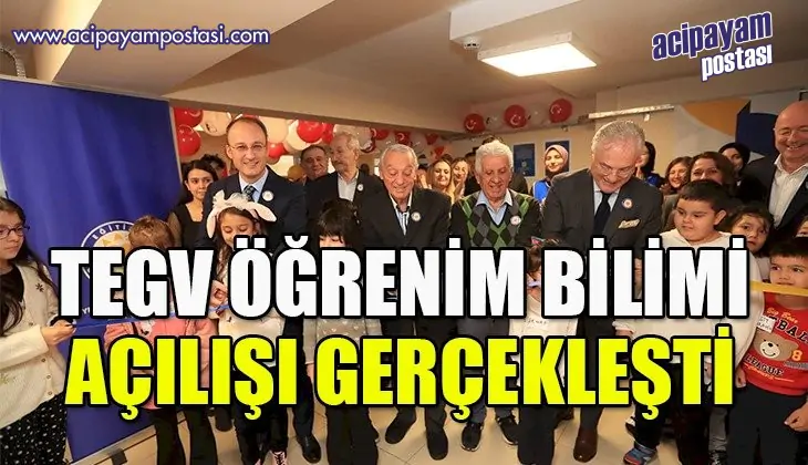 TEGV
                    Öğrenim birimi açılışı
                    gerçekleşti