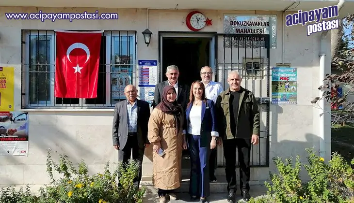 Uz. Dr. Öztürk, Dokuzkavaklar Mahalle
                    Muhtarını ziyaret etti